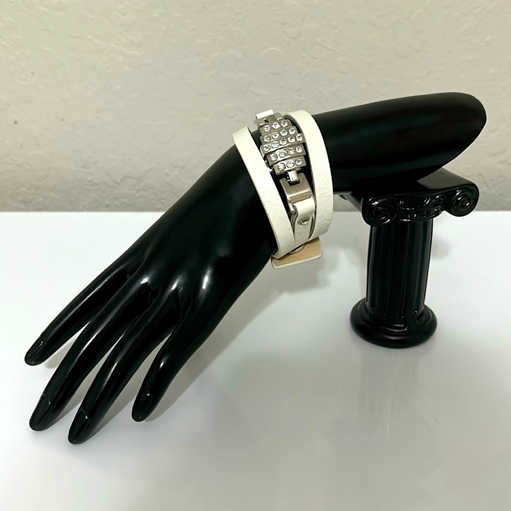 White Cuff Bracelet